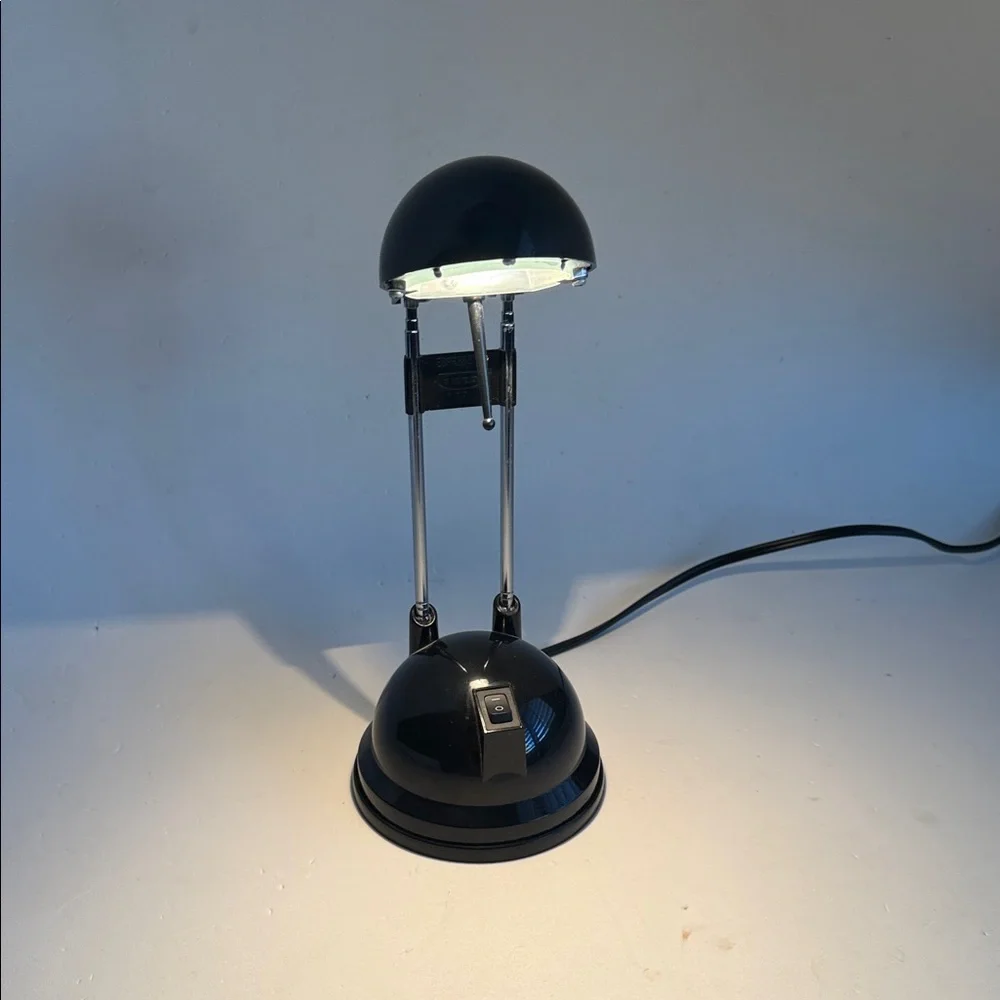 Ikea Espressivo Vintage Sleek Adjustable Black Table Lamp